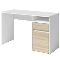 Písací stôl Billa 1d1sz 60 Nfsc B Biela/Sonoma