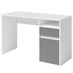 Písací stôl Billa 1d1sz 60 Nfsc B Biela/Grafit