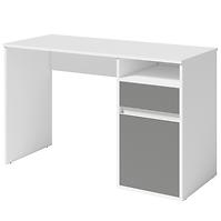 Písací stôl Billa 1d1sz 60 Nfsc B Biela/Grafit