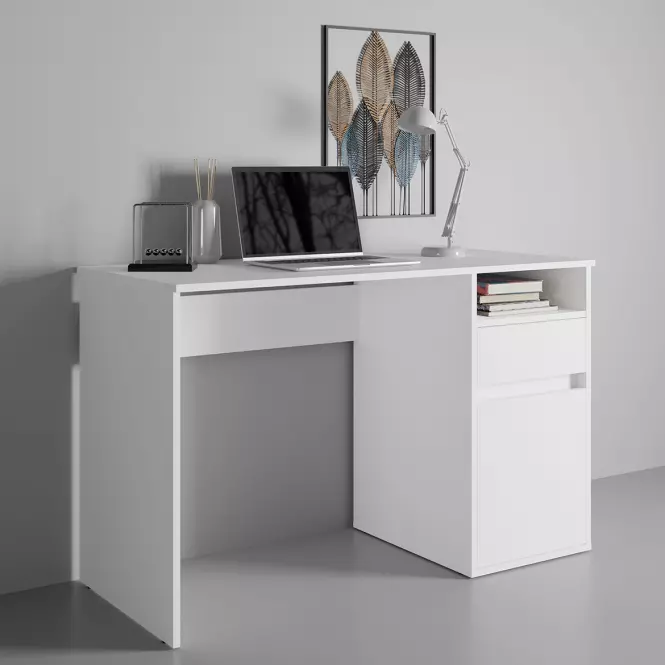 Písací stôl Billa 1d1sz 60 Nfsc B Biela