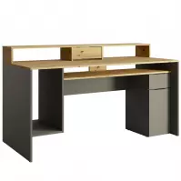 Písací stôl 1d1sz 60 Nfsc B Grafit Rex