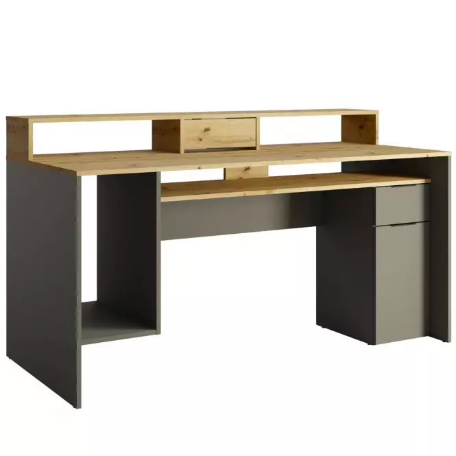Písací stôl 1d1sz 60 Nfsc B Grafit Rex