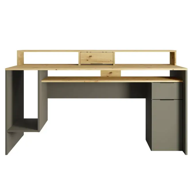 Písací stôl 1d1sz 60 Nfsc B Grafit Rex,4