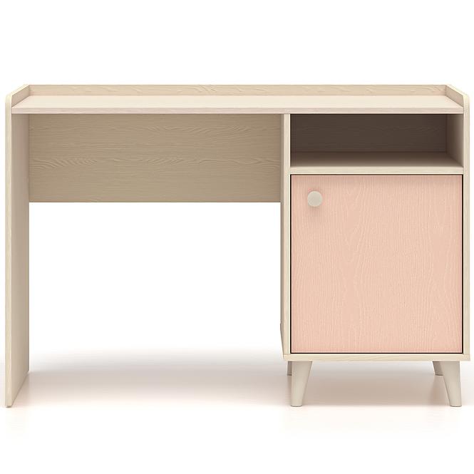 Písací stôl Mevel 07 Púštny piesok/Millenial Pink