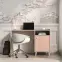 Písací stôl Mevel 07 Púštny piesok/Millenial Pink,4