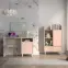 Písací stôl Mevel 07 Púštny piesok/Millenial Pink,9