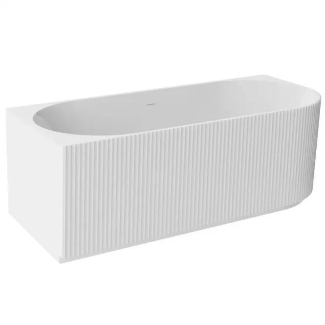 Voľne stojaca rohová  vaňa Denaya 150/75 Ľ + sifón čierny