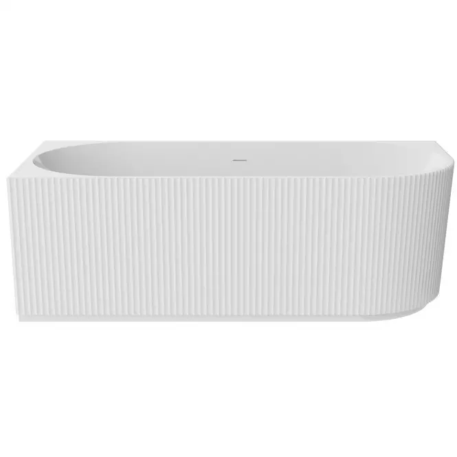 Voľne stojaca rohová  vaňa Denaya 150/75 Ľ + sifón čierny,3