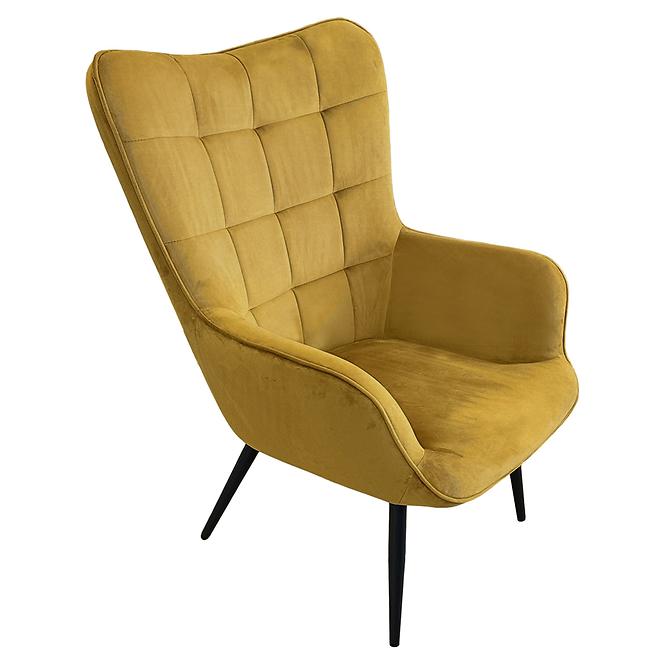 Kreslo Jet WX-2931-1T Yellow Velvet 20