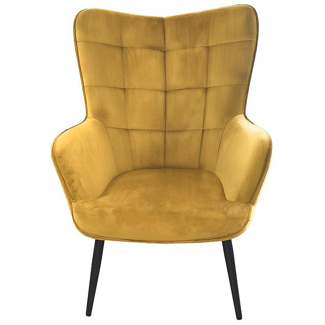 Kreslo Jet WX-2931-1T Yellow Velvet 20