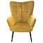 Kreslo Jet WX-2931-1T Yellow Velvet 20,4