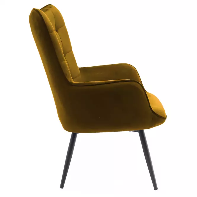 Kreslo Jet WX-2931-1T Yellow Velvet 20