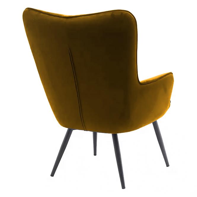 Kreslo Jet WX-2931-1T Yellow Velvet 20