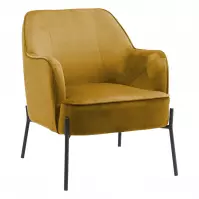 Kreslo Bob WX-2924 Yellow Velvet 20