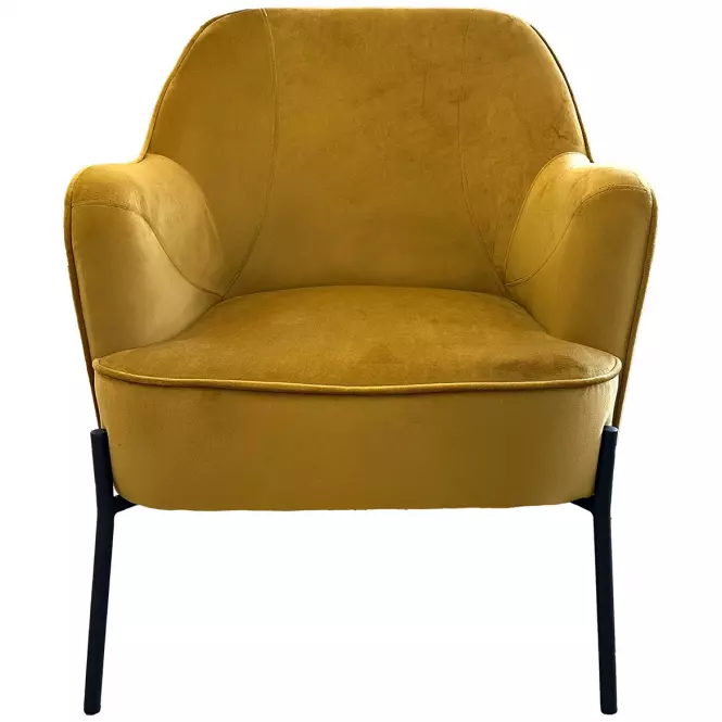 Kreslo Bob WX-2924 Yellow Velvet 20