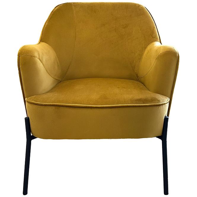 Kreslo Bob WX-2924 Yellow Velvet 20