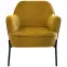 Kreslo Bob WX-2924 Yellow Velvet 20,5
