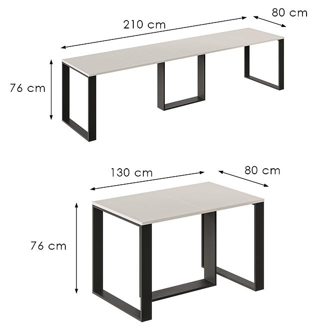 Rozkladací stôl Borys 210 kašmír,3