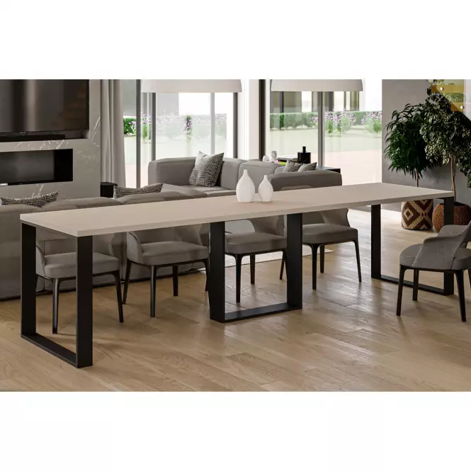 Rozkladací stôl Borys Max 330 kašmír,5