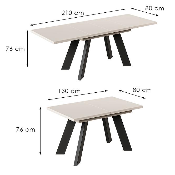 Rozkladací stôl Como-210 kašmír