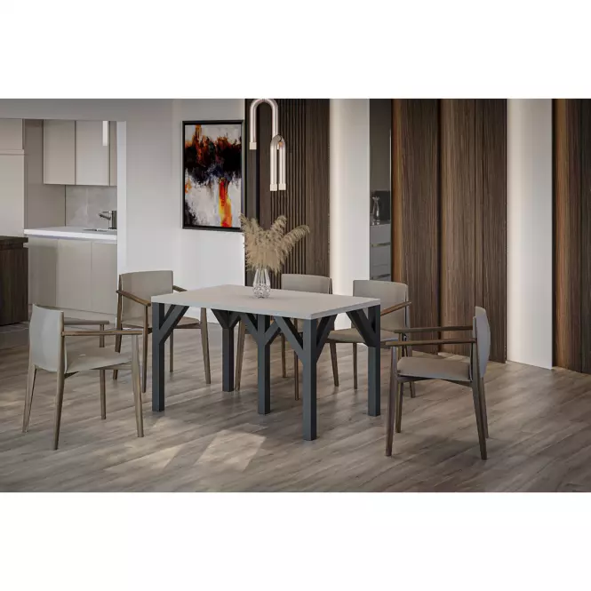 Rozkladací stôl Dunaj 405 kašmír