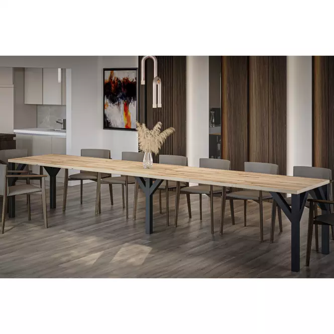 Rozkladací stôl Dunaj 405 dub evoke,5