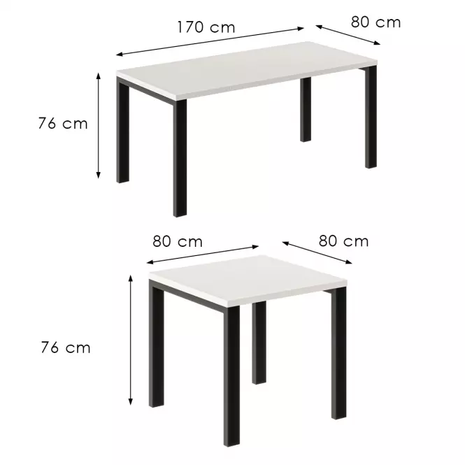 Rozkladací stôl Garant-170 kašmír,3