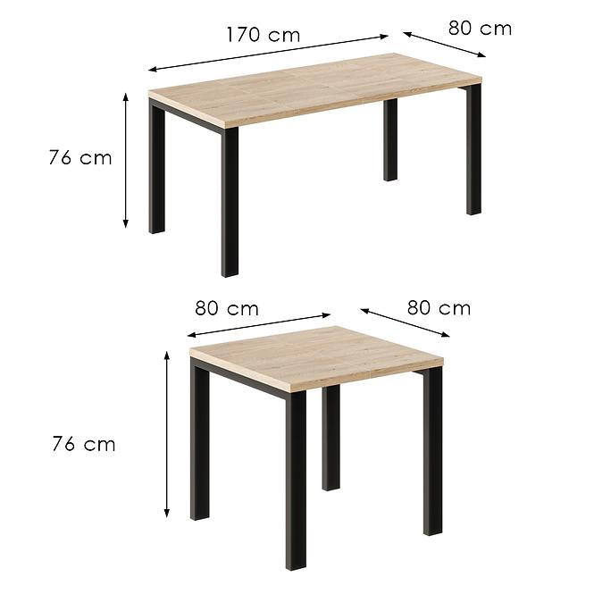 Rozkladací stôl Garant-170 dub cremona torro,3