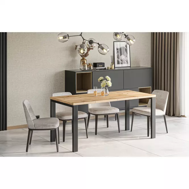 Rozkladací stôl Garant-170 dub evoke,5