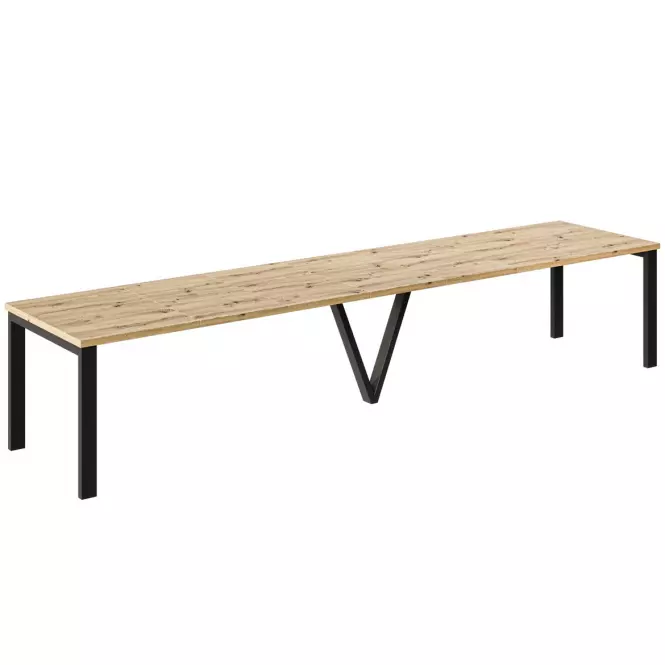 Rozkladací stôl 130-405 cm Titan dub Artisan