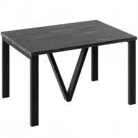 Rozkladací stôl 130-405 cm Titan čierny betón