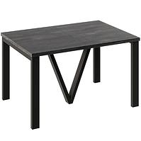 Rozkladací stôl 130-405 cm Titan čierny betón