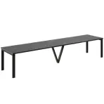 Rozkladací stôl 130-405 cm Titan čierny betón