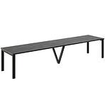 Rozkladací stôl 130-405 cm Titan čierny betón