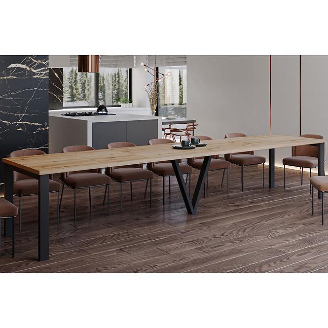 Rozkladací stôl 130-405 cm Titan dub evoke