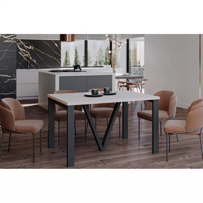 Rozkladací stôl 130-405 cm Titan kašmír