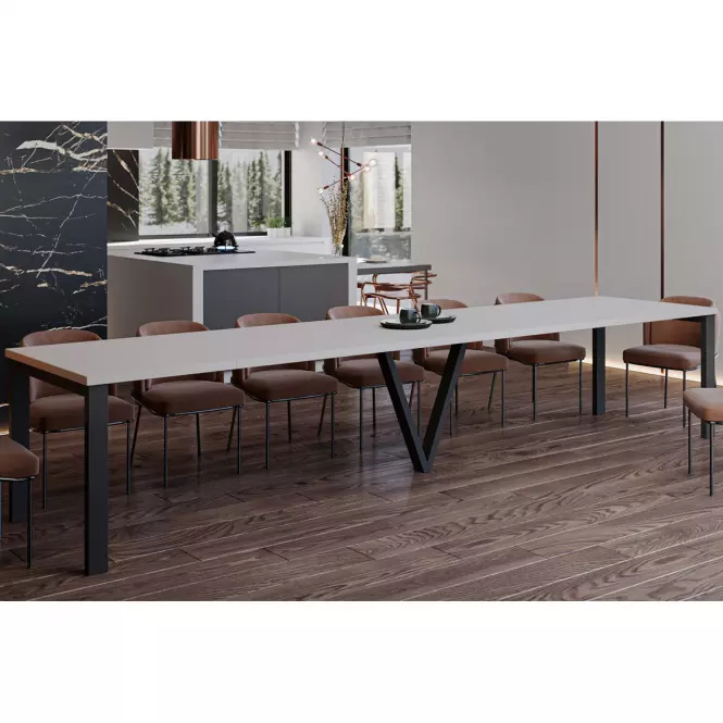 Rozkladací stôl 130-405 cm Titan kašmír