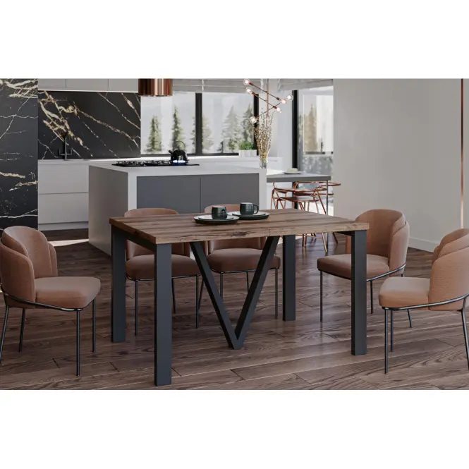 Rozkladací stôl 130-405 cm Titan dub Monastery,4