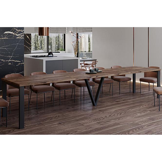 Rozkladací stôl 130-405 cm Titan dub Monastery