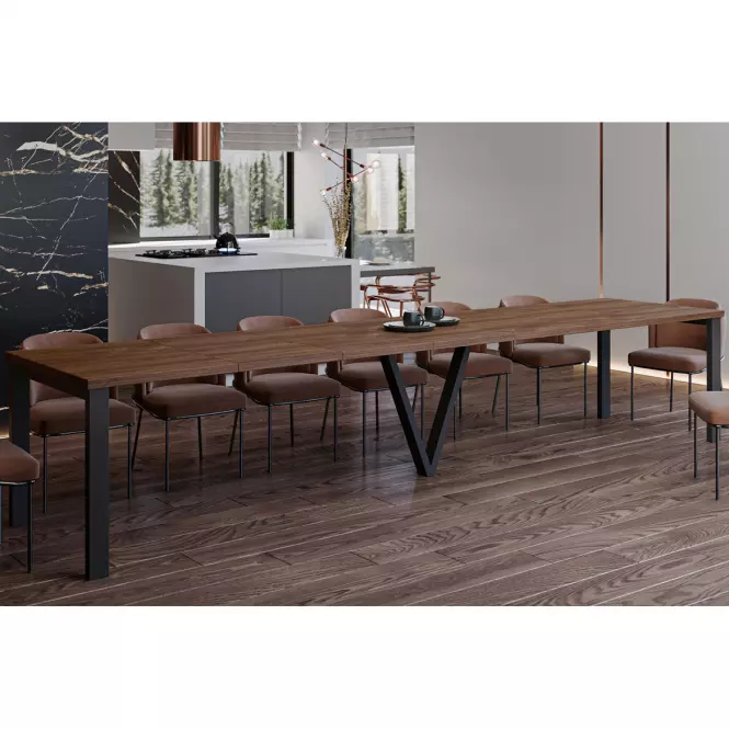 Rozkladací stôl 130-405 cm Titan dub Stirling