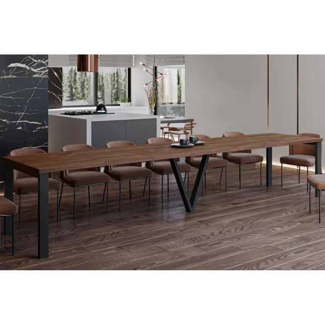Rozkladací stôl 130-405 cm Titan dub Stirling,5