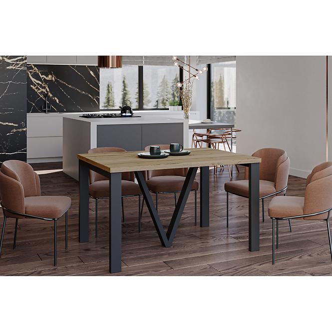 Rozkladací stôl 130-405 cm Titan dub Wotan