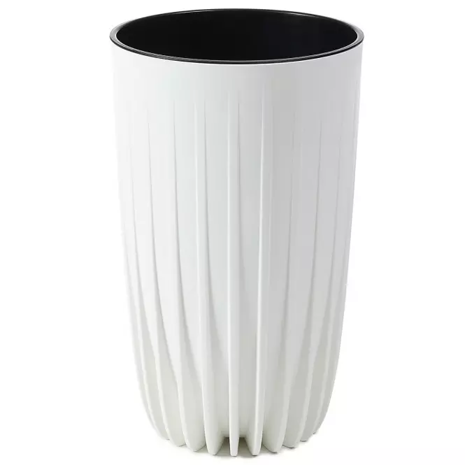 Vysoký kvetináč MIRA 250 biely