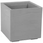 Kvetináč  KARO ECO COFFEE 40x40 drevo-sivá
