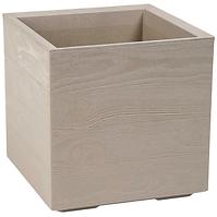 Kvetinač  KARO ECO COFFEE 40X40 wood - latte