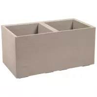 Kvetináč KARO ECO COFFEE 800x400 - latte