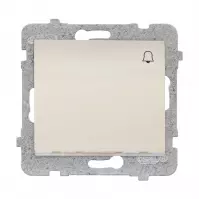 Vypínač zvonček s podsvietením Sigma  ŁP-6DS/M.JB
