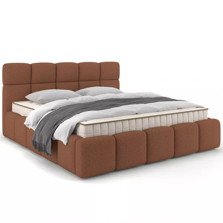 Posteľ Fluffy 120/200 Quelle 54 hrdzavá