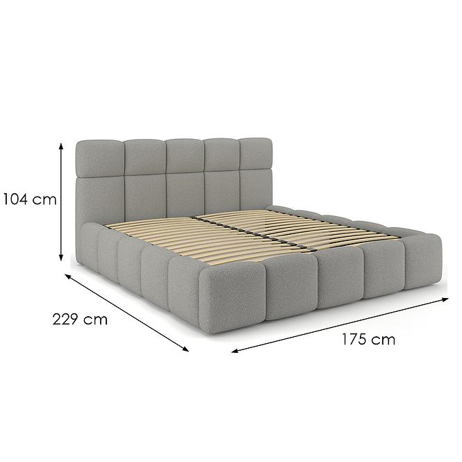 Posteľ Fluffy 140/200 Quelle 83 sivý