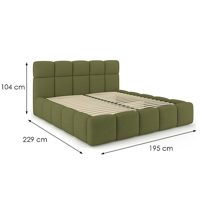 Posteľ Fluffy 160/200 Quelle 38 zelená